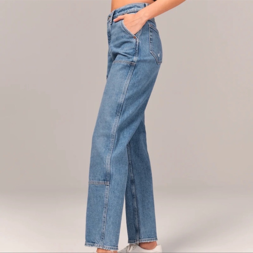 ABERCROMBIE AND FITCH THE DAD HIGH RISE JEAN - Picture 4 of 8